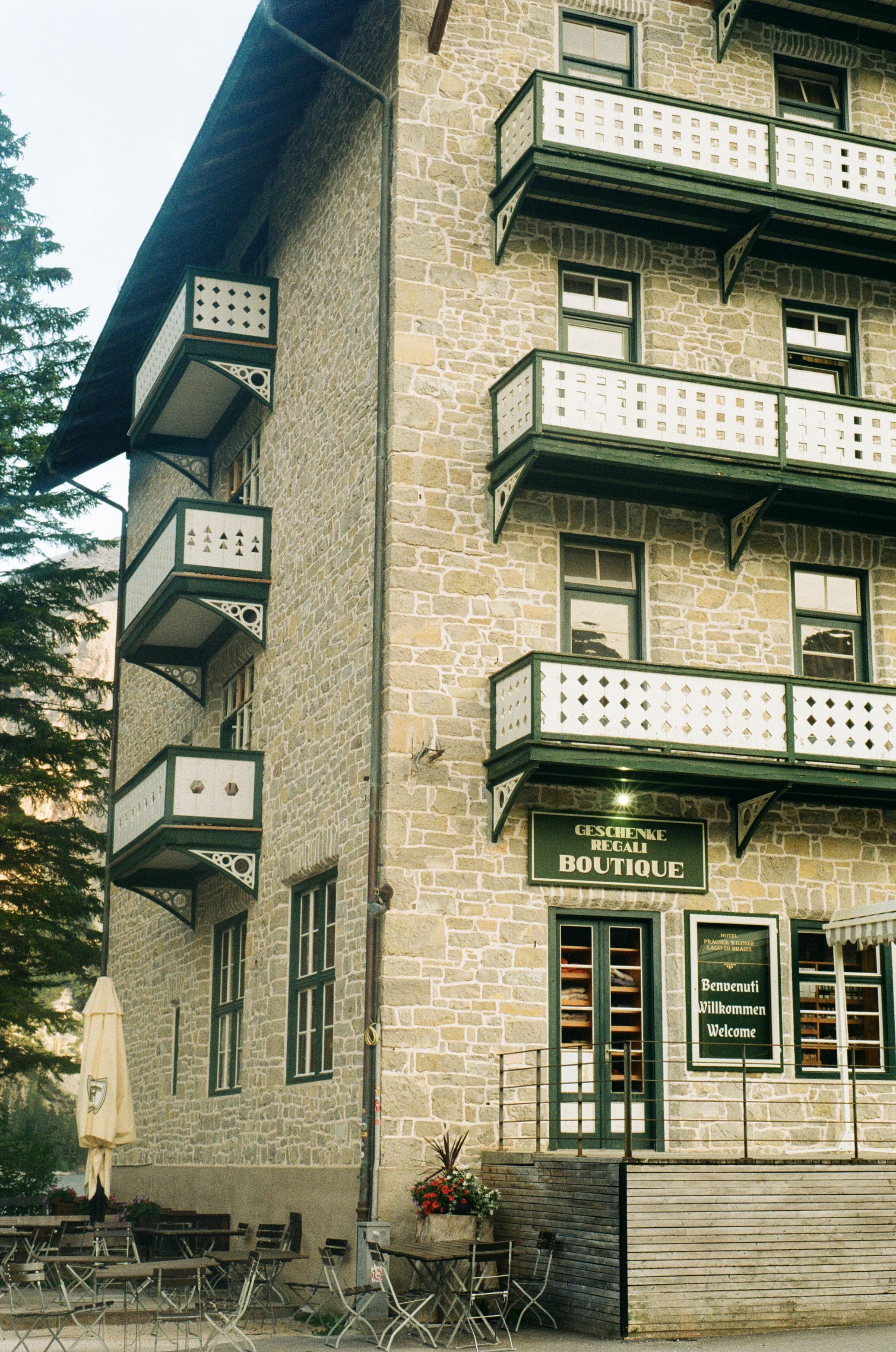 Balconies Full of Alps