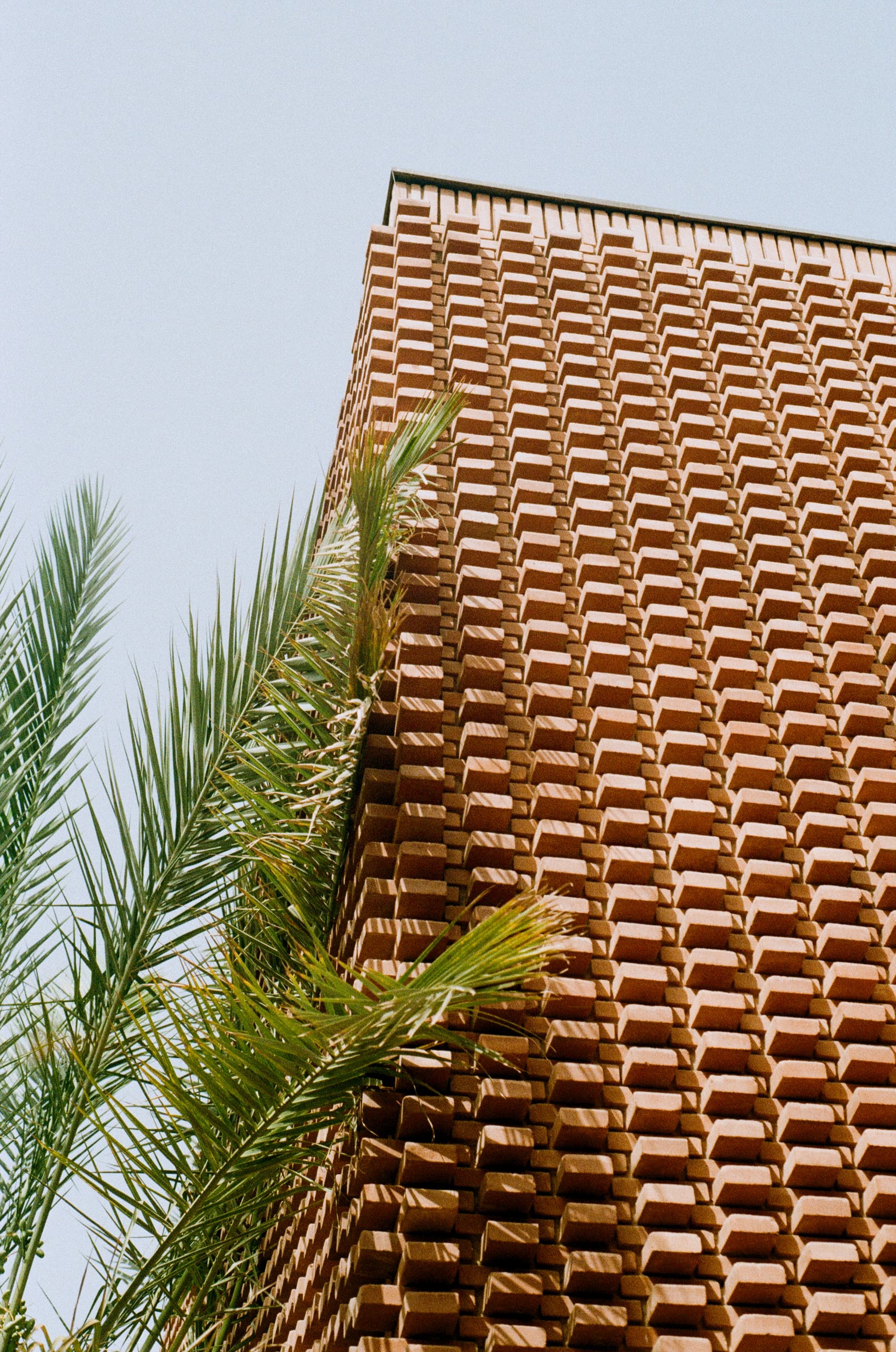 A Tower Built from Woven Brick