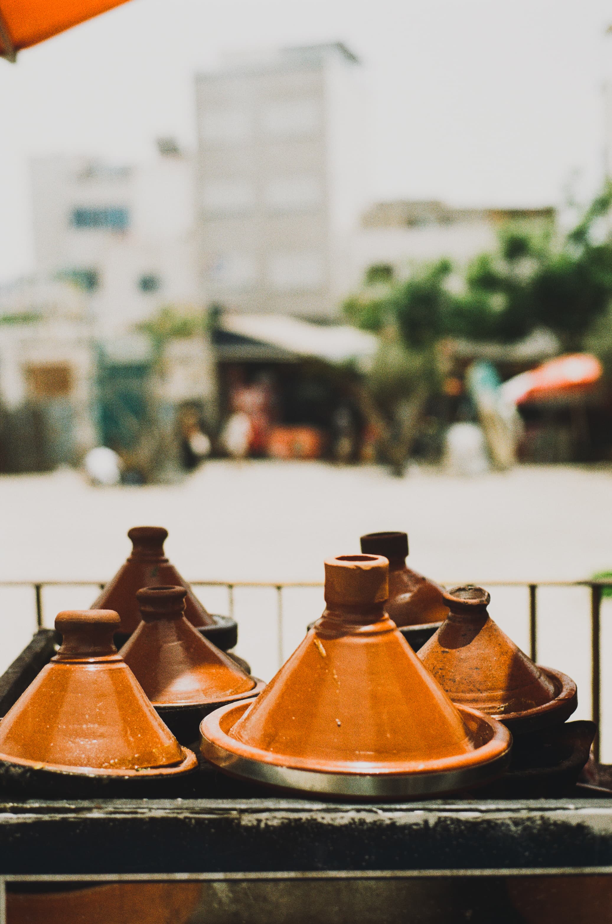 Tagines in a row