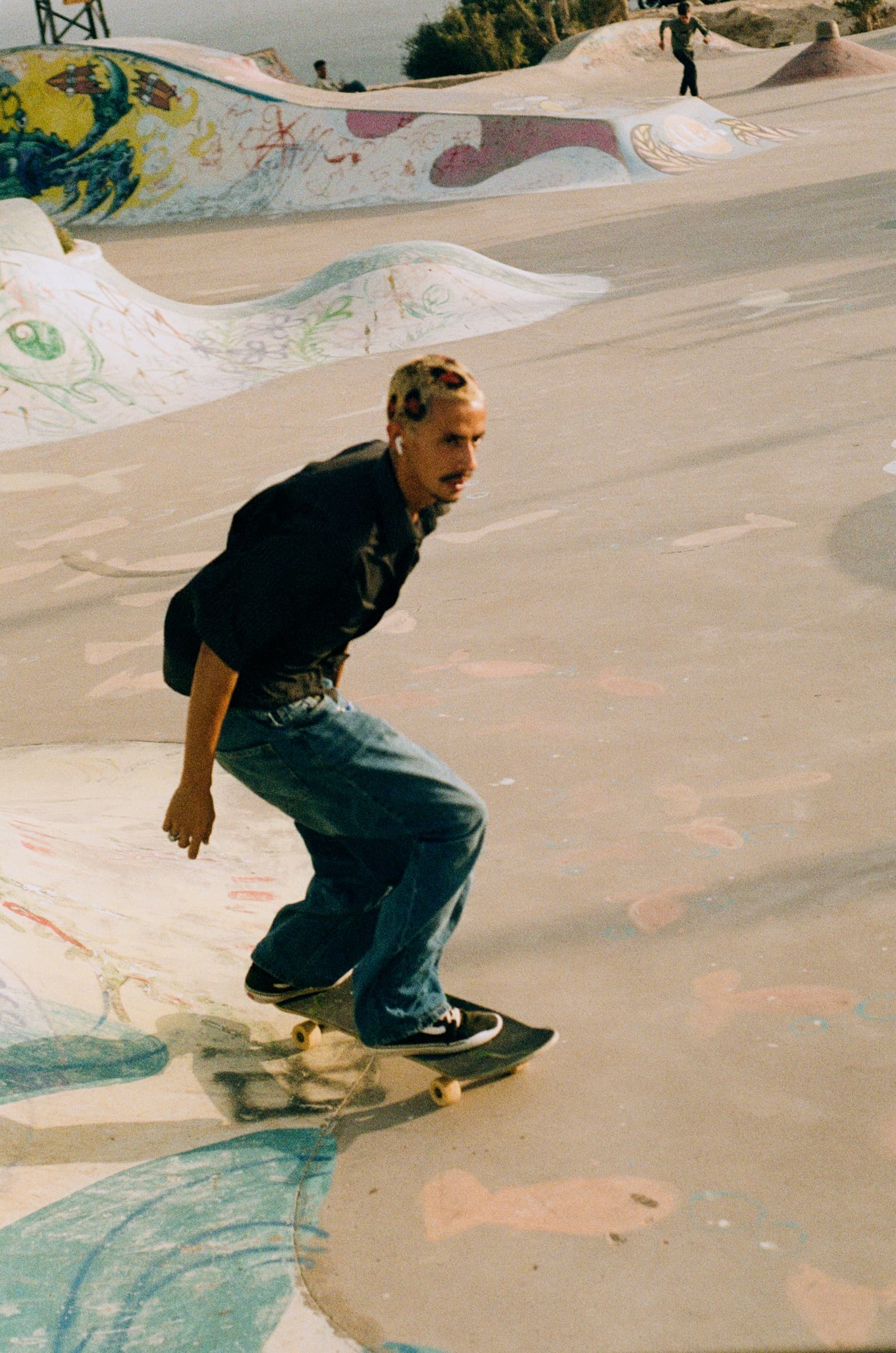 Drop in, skatepark