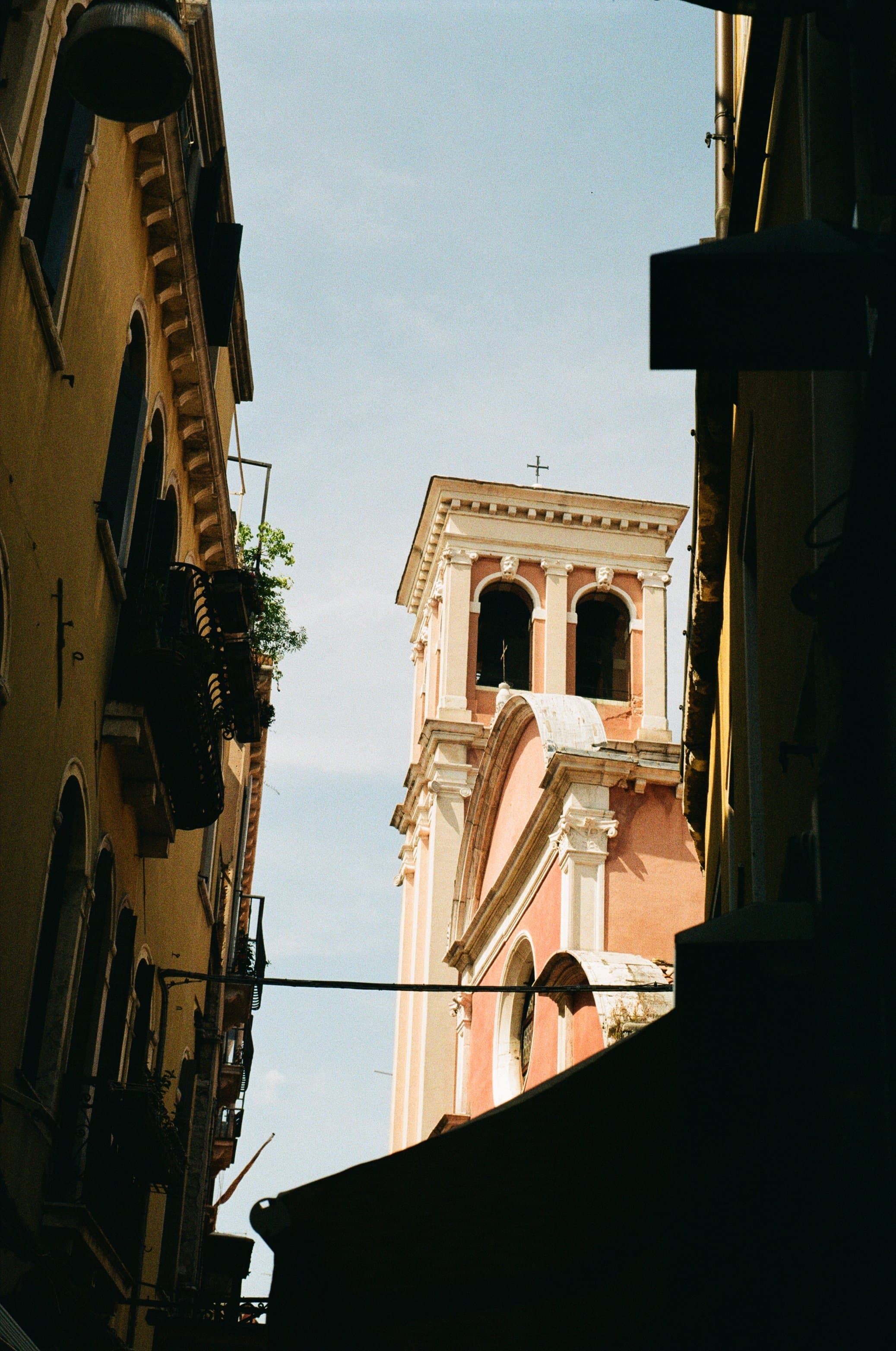 A Steeple Between Walls